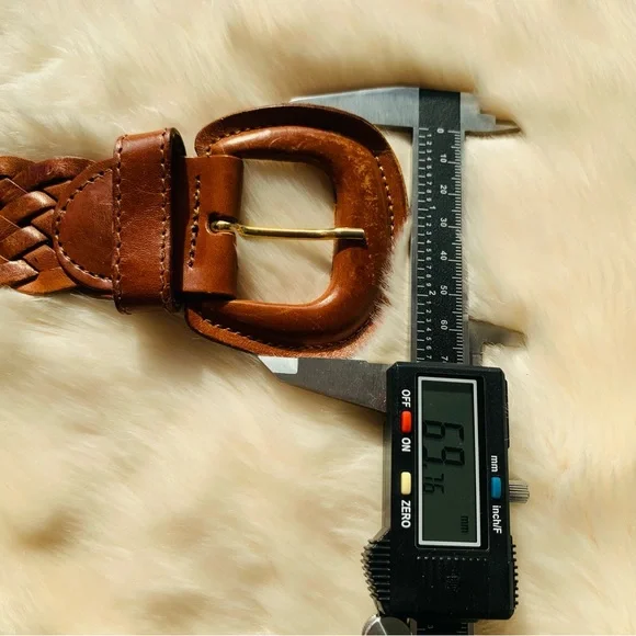 Italian Round Covered Buckle Butter Leather Soft Belts